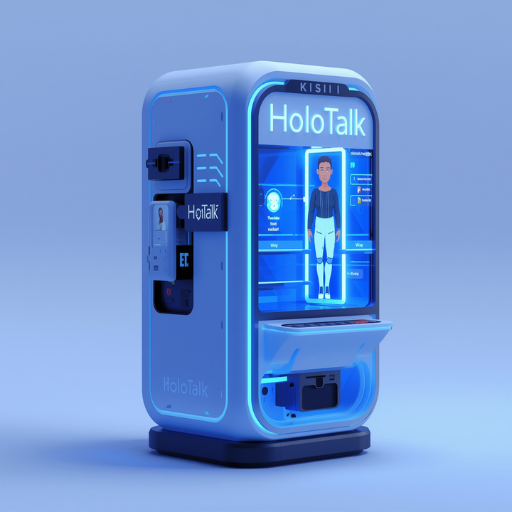 HoloTalk kiosk showcase system